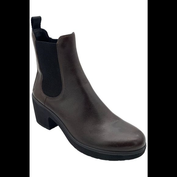 Ecco Women's Zurich Ankle Boots Dark Brown - Medium - Picture 1 of 3